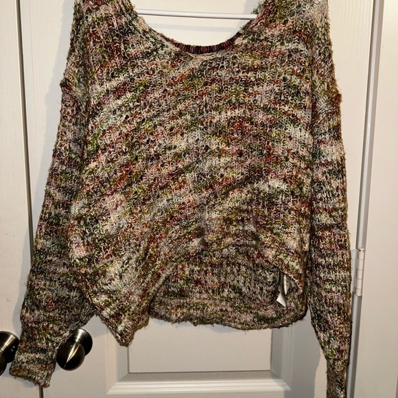 Free People Sweaters - Free People Women’s Multi-Colored Oversized Knitted Sweater